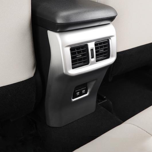 適用: トヨタ RAV4 RAV 4 2019 2020 2021 2022 XA50 ABS リア エアコン 吹き出し口 フレーム カバー トリム ステッカー アクセサリー シルバー AL-OO-6255 AL Interior parts for cars