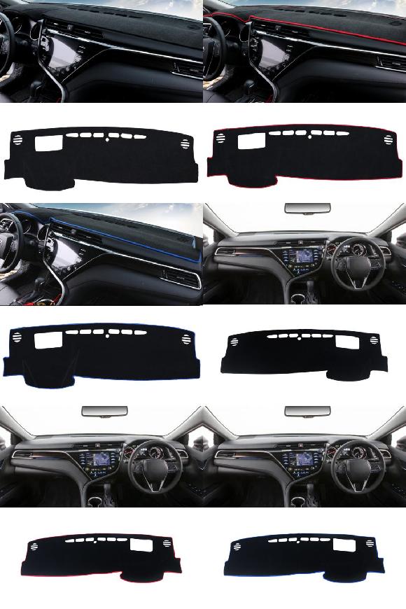 適用: トヨタ カムリ 70 XV70 2018 2019 2020 2021 ダッシュボード カバー ライト パッド インストルメント 左ハンドル用 ブラック サイド～右ハンドル用 ブルー サイド AL-OO-6172 AL Interior parts for cars