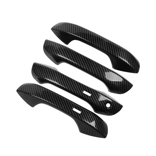 適用: フォルクスワーゲン/VOLKSWAGEN VW ゴルフ 8 MK8 2020 2021 2022 カーボンファイバー エクステリア ドア ハンドル ボウル カバー フレーム ステッカー B カーボンファイバー AL-OO-6388 AL Exterior parts for cars
