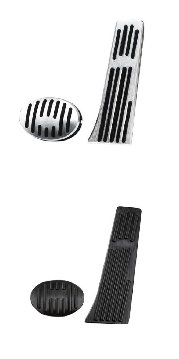 適用: BMW X1 F48 X2 F39 1 2シリーズ F40 F45 F46 216I 218i 220i 220D 218d アクティブ グラン ツアラー フューエル ブレーキ AT 2ピース シルバー・AT 2ピース ブラック AL-OO-6501 AL Interior parts for cars