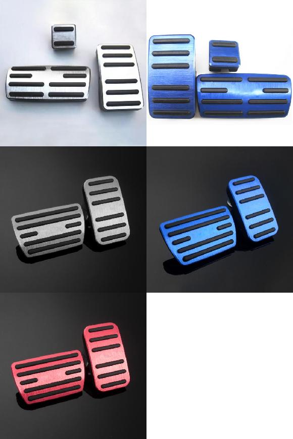 フット ペダル フューエル アクセル ブレーキ ペダル カバー 適用: ホンダ CR-V CRV 2012 2013 2014 2015 2016 2017 2018 2019 2020 12-16 シルバー～17-19 ブラック AL-OO-6577 AL Interior parts for cars