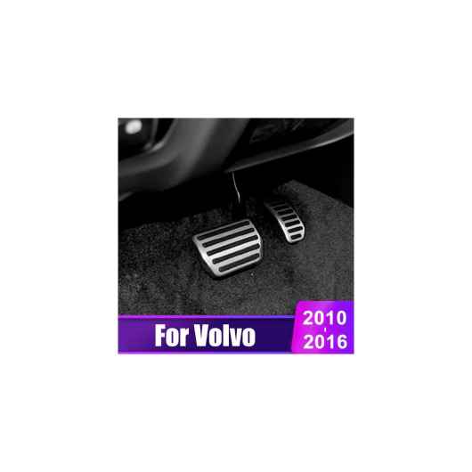 ステンレス スチール フット ペダル アクセル ガス ブレーキ ペダル カバー 適用: ボルボ/VOLVO XC60 V60 V70 S40 S60 S60L S80 S80L C30 アクセサリー AL-OO-6575 AL Interior parts for cars