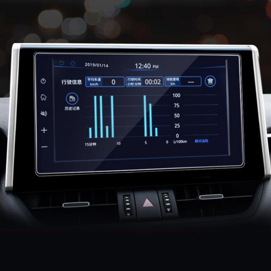 10.1インチ 適用: トヨタ RAV4 XA50 RAV 4 2019 2020 強化ガラス GPS ナビゲーション スクリーン プロテクター フィルム LCD ステッカー アクセサリー 10.1インチ ブルー ライト AL-OO-6624 AL Interior parts for cars