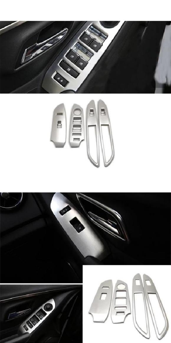 適用: シボレー/CHEVROLET トラック 2014 2015 2016 ABS クローム ウインドウ リフト コントロール リング パネル カバー ステッカー アクセサリー ABS マット 1・ABS マット 2 AL-OO-6889 AL Interior parts for cars｜オートパーツエージェンシー