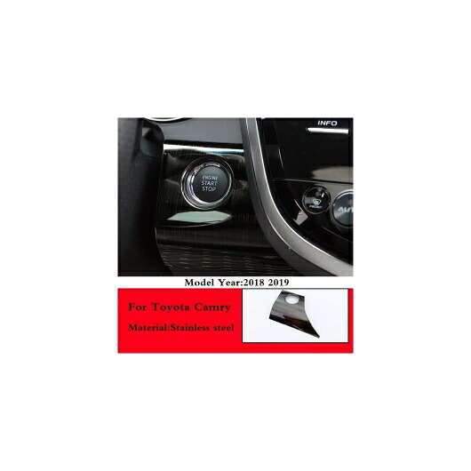 ステンレス スチール ステアリング ホイール ボタン トリム インテリア 適用: トヨタ カムリ XV70 2017 2018 2019 アクセサリー A キー スタート AL-OO-7333 AL Interior parts for cars｜オートパーツエージェンシー
