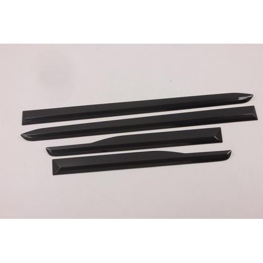 ABS クローム サイド モールディング カバー トリム ボディ キット ガーニッシュ ストリップ 適用: 2019 2020 ヒュンダイ/現代/HYUNDAI サンタフェ ブラックカーボン AL-OO-7727 AL Exterior parts for cars|オートパーツエージェンシー