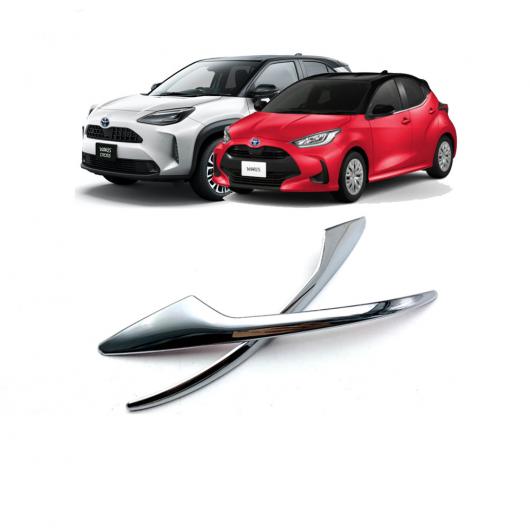 サイド バックミラー ミラー カバー トリム ステッカー 適用: トヨタ ヤリス ヴィッツ クロス 2020 2021 アクセサリー ABS AL-OO-7519 AL Exterior parts for cars