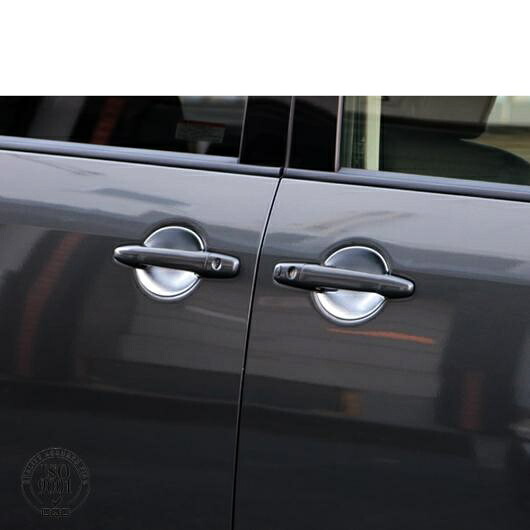 適用: 三菱 デリカ D5 2020 2021 ドア ハンドル ボウル ステッカー カバー スタイリング ABS AL-OO-7546 AL Exterior parts for cars