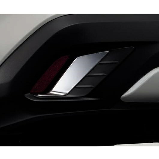 適用: トヨタ カローラ クロス 2020-2022 リア バンパー フォグランプ 装飾 ABS クローム トリム ガーニッシュ AL-OO-7558 AL Exterior parts for cars