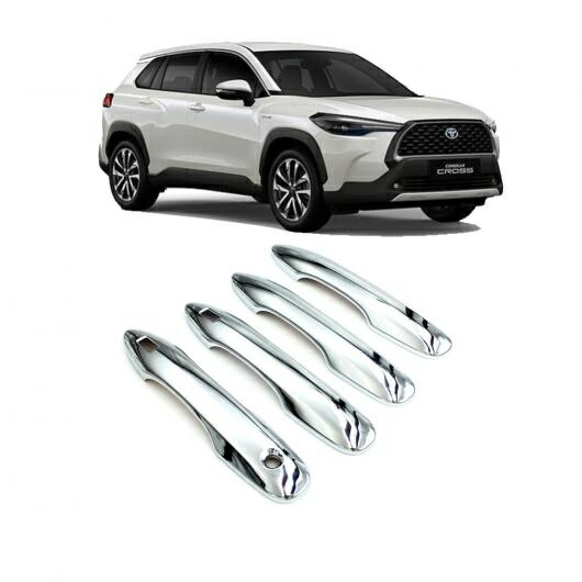 適用: トヨタ カローラ クロス 2020 2021 ドア ハンドル カバー プロテクター キャップ AL-OO-7564 AL Exterior parts for cars