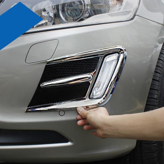 ABS クローム フロント フォグランプ ライト カバー トリム アクセサリー 適用: ボルボ/VOLVO XC60 2014 2015 2016 AL-OO-7641 AL Exterior parts for cars