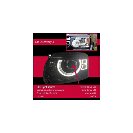 ヘッド ランプ 適用: ディスカバリー 4 LED ヘッドライト 2010-2017 ヘッドライト ディスカバリー 4 DRL ウインカー ハイ ビーム エンジェル アイ プロジェクター ヘッドライト オール LED AL-OO-7906 AL Car light 300,839円