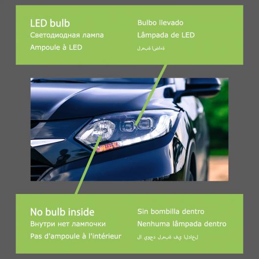 ヘッド ランプ 適用: ホンダ HR-V LED ヘッドライト 2015-2021 ヘッドライト HRV ベゼル/ヴェゼル DRL ウインカー ハイ ビーム エンジェル アイ プロジェクター レンズ A セット AL-OO-8061 AL Car light
