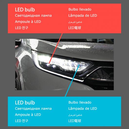 ヘッド ランプ 適用: ホンダ CR-V LED ヘッドライト 2017-2019 ヘッドライト CRV DRL ウインカー ハイ ビーム エンジェル アイ プロジェクター レンズ フル LED AL-OO-8110 AL Car light