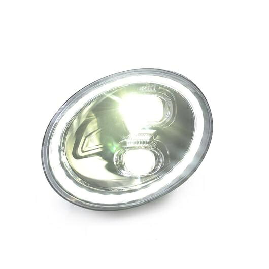ヘッド ランプ 適用: VW ビートル LED ヘッドライト 2013-2021 ヘッドライト ビートル DRL ウインカー ハイ ビーム エンジェル アイ プロジェクター レンズ ヘッドライト オール LED AL-OO-8199 AL Car light