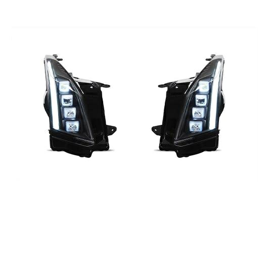 ヘッド ランプ 適用: キャデラック/CADILLAC ATS LED ヘッドライト 2014-2018 ヘッドライト ATS-L DRL ウインカー ハイ ビーム エンジェル アイ プロジェクター フル LED AL-OO-8219 AL Car light