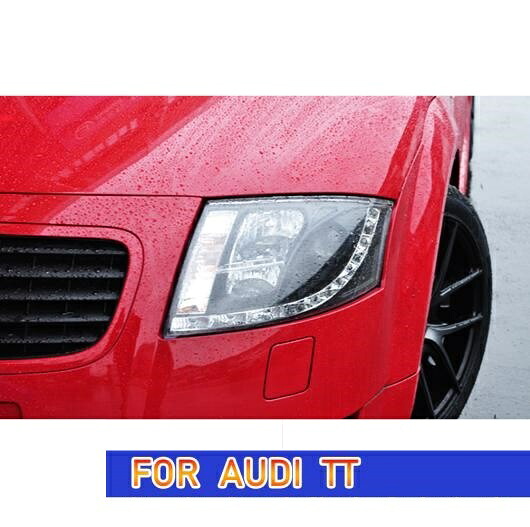 ヘッド ランプ 適用: TT LED ヘッドライト 2000-2005 ヘッドライト TT DRL ウインカー ハイ ビーム エンジェル アイ プロジェクター レンズ AL-OO-7991 AL Car light