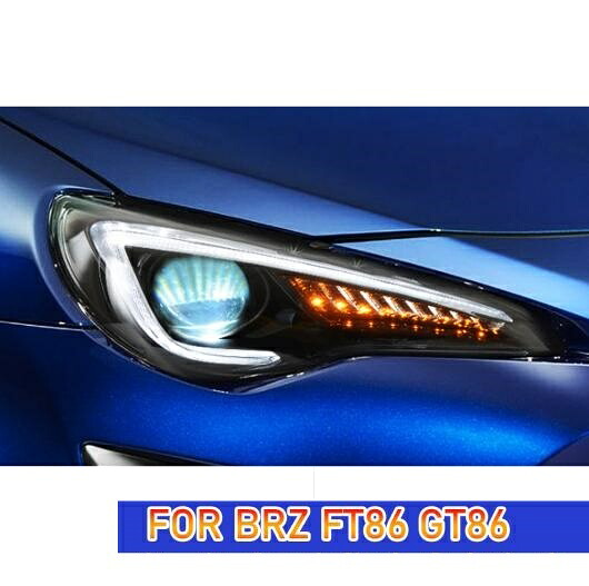 ヘッド ランプ 適用: スバル BRZ LED ヘッドライト 2012-2018 ヘッドライト FT86 GT86 DRL ウインカー ハイ ビーム エンジェル アイ プロジェクター レンズ オール LED AL-OO-8070 AL Car light｜オートパーツエージェンシー