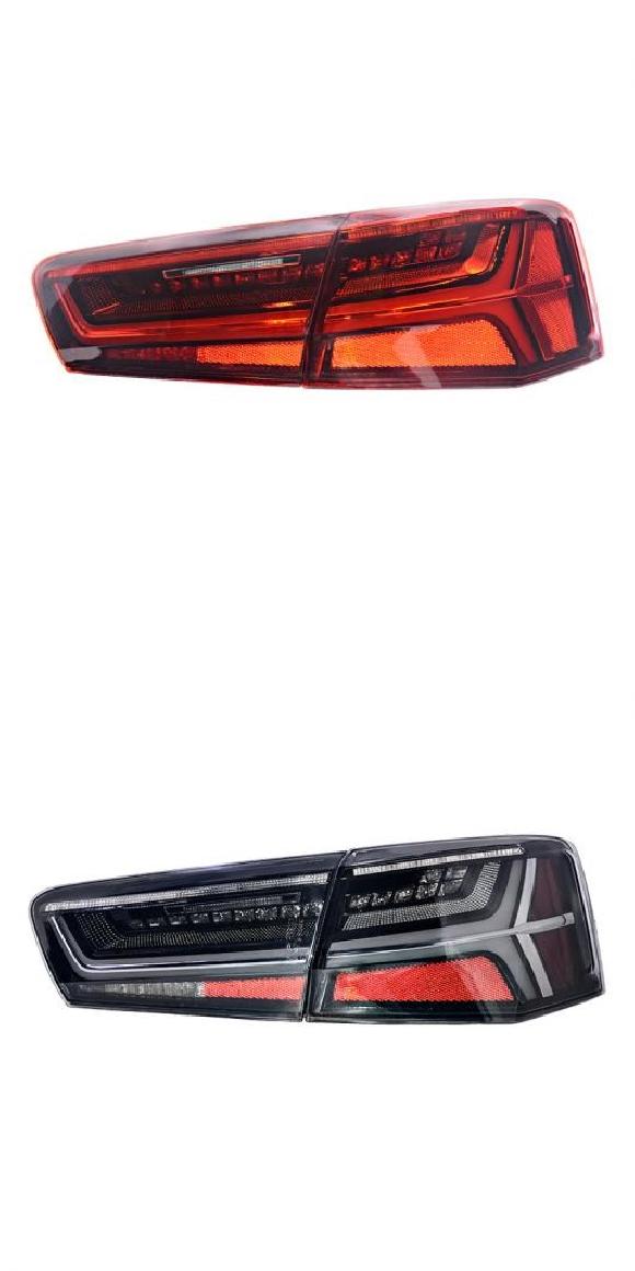 適用: アウディ/AUDI A6 テールライト 2012 2013 2014 2015 A6 リア ライト ライト LED テールライト アセンブリ レッド・スモーク AL-OO-8262 AL Car light