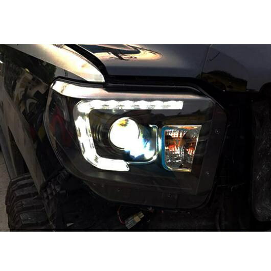 ヘッド ランプ 適用: トヨタ タンドラ 2014-2017 LED ヘッドライト 2014-2017 セコイア LED ヘッドライト バイキセノン LED DRL ヘッドライト アセンブリ ハロゲン ヘッドライト AL-OO-8406 AL Car light|オートパーツエージェンシー