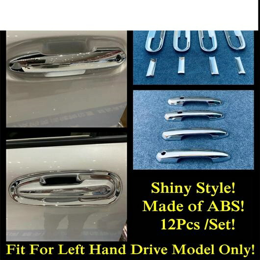 ABS クローム バックミラー ミラー ハンドル ボウル レイン ワイパー フォグライト ランプ カバー トリム 適用: トヨタ シエナ 2021 2022 アクセサリー エクステリア タイプF AL-PP-0166 AL Exterior parts for cars