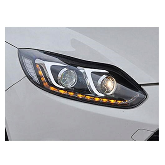 適用: フォード/FORD フォーカス ヘッドライト 2012-2014 フォーカス 3 LED ヘッドライト DRL バイキセノン レンズ ハイ ロー ビーム パーキング フォグランプ ロー ビームバルブなし AL-OO-8462 AL Car light｜オートパーツエージェンシー