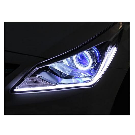 ヘッドライト 適用: ヴェルナ 2009-2013 LED ヘッドライト ヴェルナ ヘッド ランプ エンジェル アイ LED フロント ライト バイキセノン/LED レンズ キセノン H バルブなし AL-OO-8513 AL Car light 136,285円