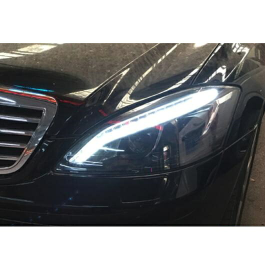 ヘッド ランプ 適用: W221 ヘッドライト 2006-2009 S300 S400 ヘッドライト LED オート DRL ランプ HID IS ハロゲン~HID AFS バルブなし・キセノン ロー ビーム AL-OO-8518 AL Car light|オートパーツエージェンシー