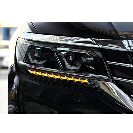 2ピース LED ヘッドライト 適用: フォルクスワーゲン/VOLKSWAGEN パサート 2019 LED ライト エンジェルアイ キセノン HID ロー ビームバルブなし～LED バルブ イン ロー ビーム AL-OO-8529 AL Car light