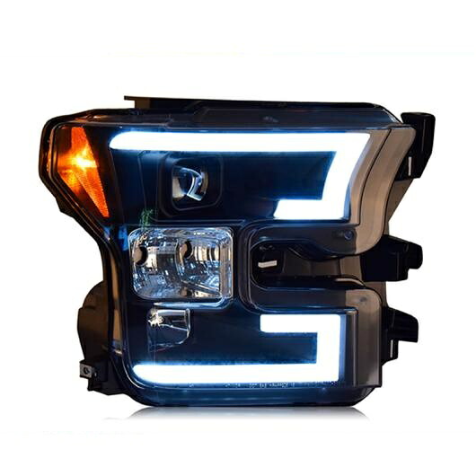 適用: フォード/FORD ラプター F150 2015-2018 ヘッドライト ラプター ヘッド ランプ LED DRL フロント バイキセノン レンズ ダブル ビーム HID キット 4300K~8000K AL-OO-8595 AL Car light|オートパーツエージェンシー