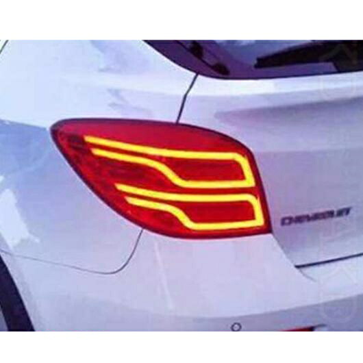 適用: シボレー/CHEVROLET クルーズ テール ライト クルーズ ハッチ バック LED テールライト LED リア ランプ DRL+ブレーキ+パーク+シグナル レッド AL-OO-8680 AL Car light