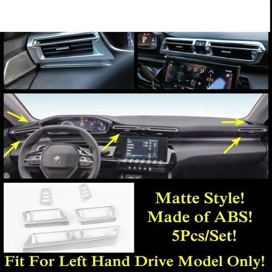 ステアリング ホイール ギア シフト ノブ フロント ダッシュボード エア AC カバー トリム 適用: プジョー/PEUGEOT 508 2019-2022 マット アクセサリー インテリア タイプA AL-PP-0257 AL Interior parts for cars