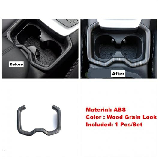 ABS カーボン 前側 カップホルダー フレーム トリム セントラル コントロール カバー アクセサリー 適用: トヨタ RAV4 RAV 4 XA50 2019-2022 タイプC AL-PP-0328 AL Car parts