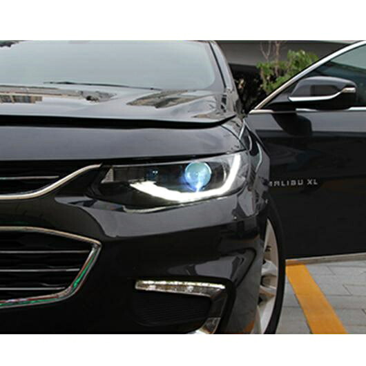 ヘッドライト 適用: ヘッドランプ シボレー/CHEVROLET マリブ XL LED ヘッドライト 2017 2018 DRL H7 キセノン ランプ プラグ プレイ デザイン LED ヘッド ライト 4300K～8000K AL-OO-8759 AL Car light