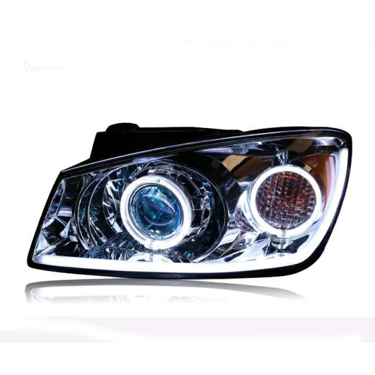 適用: 起亜 セラトー ヘッドライト 2005-2007 セラトー ヘッドライト DRL HID ヘッド ランプ エンジェル アイ バイキセノン アクセサリー 4300K～8000K AL-OO-8764 AL Car light