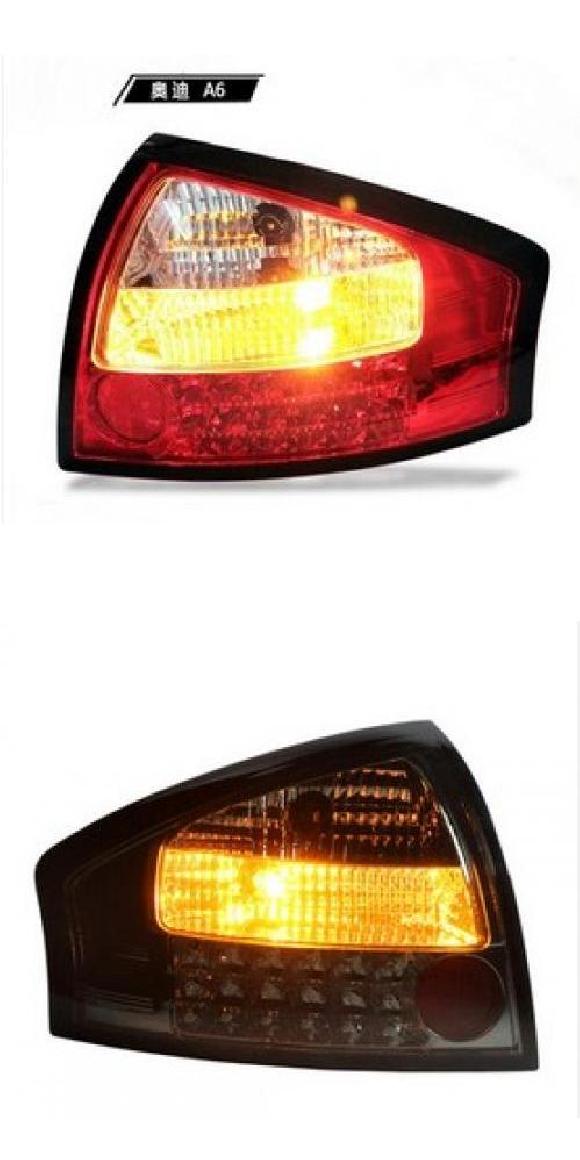 テール ランプ 適用: アウディ/AUDI A6 テールライト テール ライト LED リア ランプ LED DRL+ブレーキ+パーク+シグナル ストップ ランプ レッド・スモーク AL-OO-8801 AL Car light