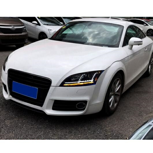 アウディTT 8j専用シーケンシャルウィンカーレンズ 【クリア＆スモーク】左右 アウディ AUDI TT 8J 後期用 8Sルック ヘッドライト