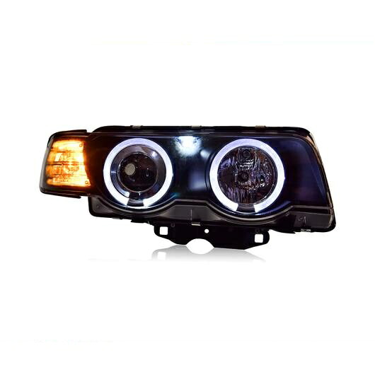 適用: BMW E38 ヘッドライト 1998-2002 E38 LED ヘッドライト DRL バイキセノン レンズ ハイ ロー ビーム パーキング HID フォグランプ 4300K～8000K AL-OO-8828 AL Car light｜オートパーツエージェンシー