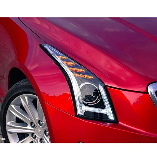適用: キャデラック/CADILLAC ATS LED ヘッドライト 2014-2018 ATS オール LED DRL ヘッド ライト アクセサリー HID キット LED ウインカー AL-OO-8856 AL Car light
