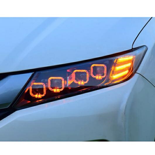 大特価 ライト ヘッドライト Al オール レンズ ターン ホンダ マトリックス 適用 Al Oo 00 Led シティ 15 Drl 16 17 車用品