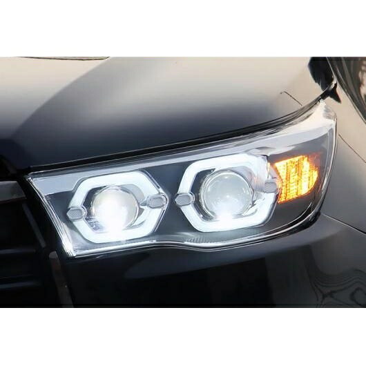 ヘッド ランプ 適用: トヨタ ハイランダー 2015-2017 ヘッドライト LED ヘッドライト H7/D2H キセノン/LED エンジェル アイ アクセサリー ハロゲン ヘッドライト AL-OO-8920 AL Car light