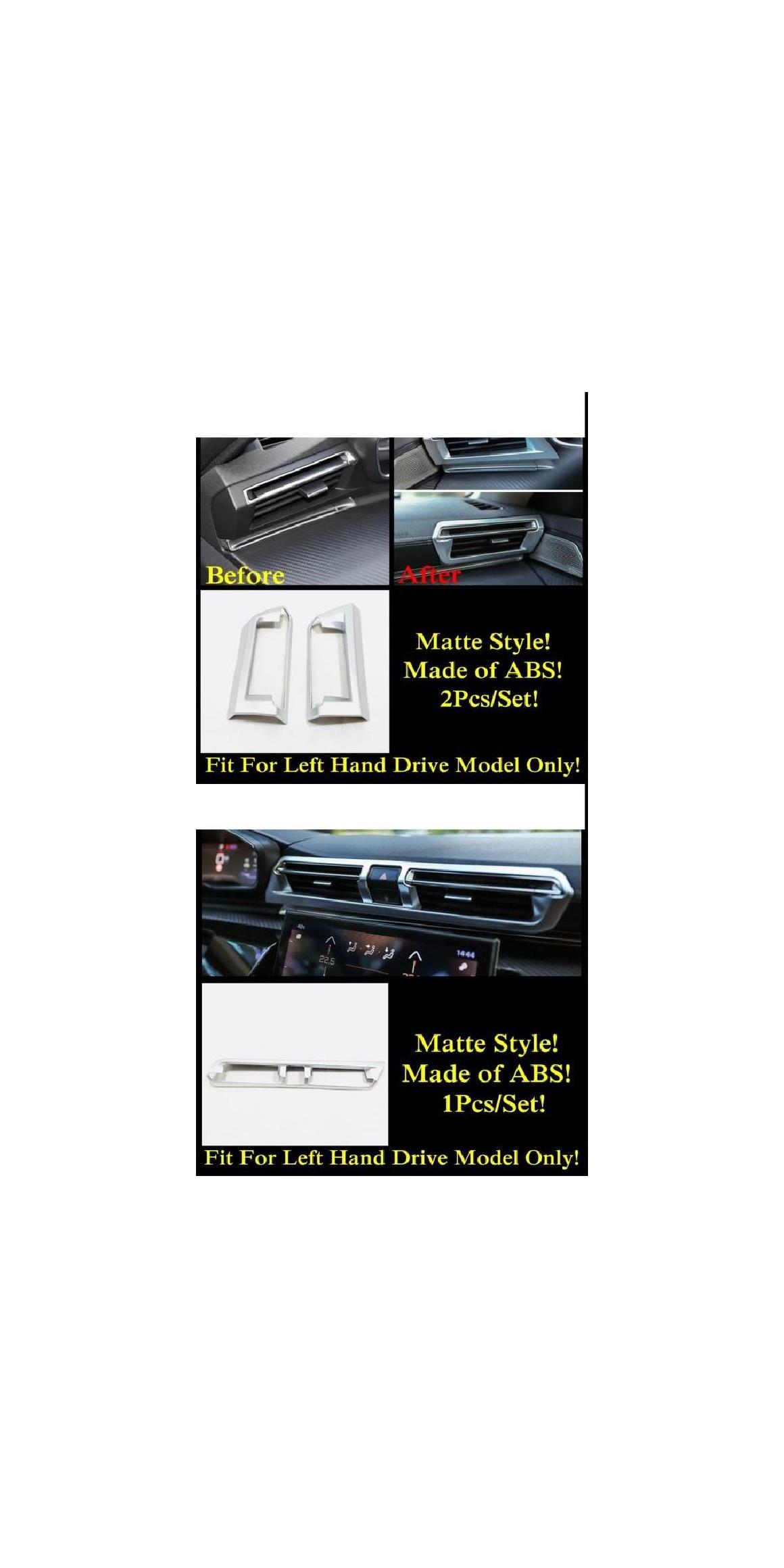 ステアリング ホイール ギア シフト ノブ フロント ダッシュボード エア AC カバー トリム 適用: プジョー/PEUGEOT 508 2019-2022 マット アクセサリー インテリア タイプC・タイプG AL-PP-0257 AL Interior parts for cars