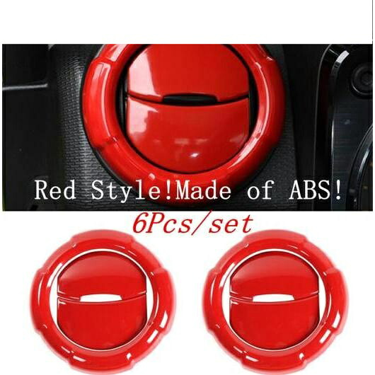 レッド インテリア キット シート セーフティー ベルト ステアリング ホイール ダッシュボード エア AC リード ライト カバー トリム 適用: スズキ ジムニー 2019-2022 タイプF AL-PP-0444 AL Interior parts for cars