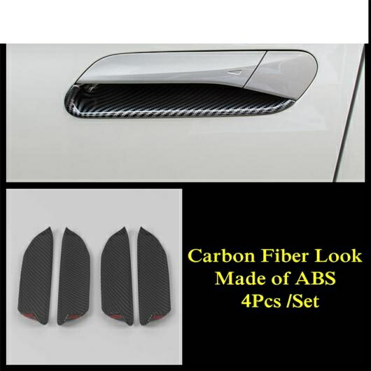 ドア ハンドル ボウル 保護 カバー トリム 適用: VW フォルクスワーゲン/VOLKSWAGEN ID.4 ID.6 X CROZZ 2021-2023 オート カーボンファイバー/クローム アクセサリー タイプH AL-PP-0509 AL Car parts
