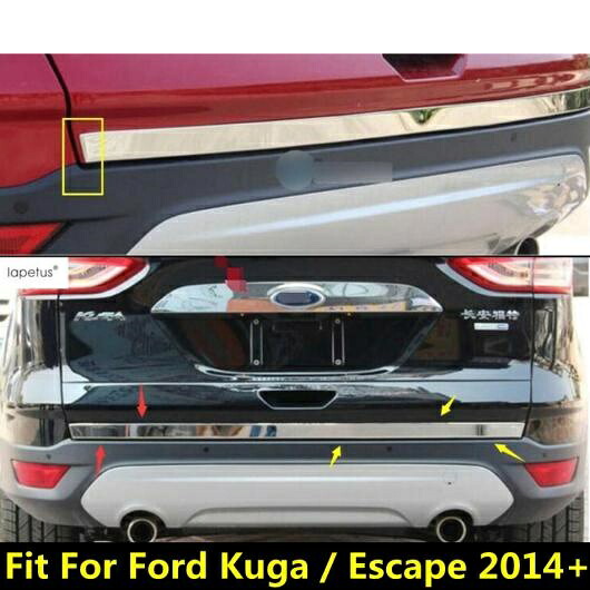 ステンレス スチール エクステリア キット 適用: フォード/FORD クーガ/エスケープ 2014-2019 リア トランク テールゲート ボトム メンバー ストリップ カバー トリム AL-PP-0618 AL Exterior parts cars