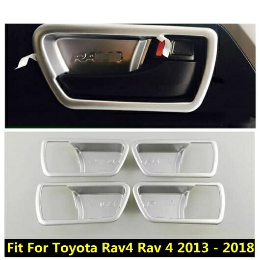 アクセサリー 適用: トヨタ RAV4 RAV 4 2013-2018 インナー サイド ドア ハンドル ボウル モールディング 装飾 カバー キット トリム エクステリア AL-PP-0623 AL Interior parts for cars｜オートパーツエージェンシー