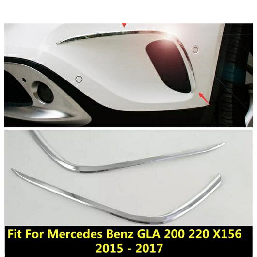 アクセサリー 適用: メルセデス・ベンツ GLA 200 220 X156 2015 2016 2017 フロント フォグライト フォグランプ ランプ アイリッド アイブロー カバー トリム エクステリア AL-PP-0637 AL Exterior parts for cars|オートパーツエージェンシー