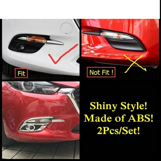 アクセサリー 適用: MAZDA3 2017 2018 フロント リア フォグライト ランプ アイブロー ドア ハンドル バックミラー ミラー カバー トリム エクステリア キット タイプI AL-PP-0660 AL Exterior parts for cars｜オートパーツエージェンシー