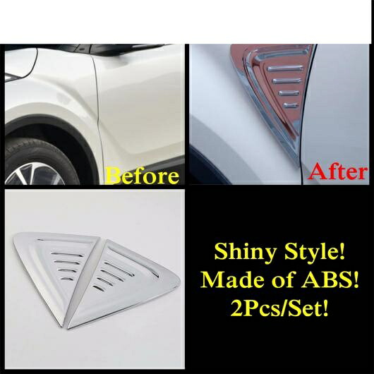ABS クローム アクセサリー 適用: トヨタ C-HR CHR 2016-2021 バックミラー ミラー 保護 ストリップ/リア テール ライト ランプ フレーム カバー トリム タイプF AL-PP-0673 AL Exterior parts for cars