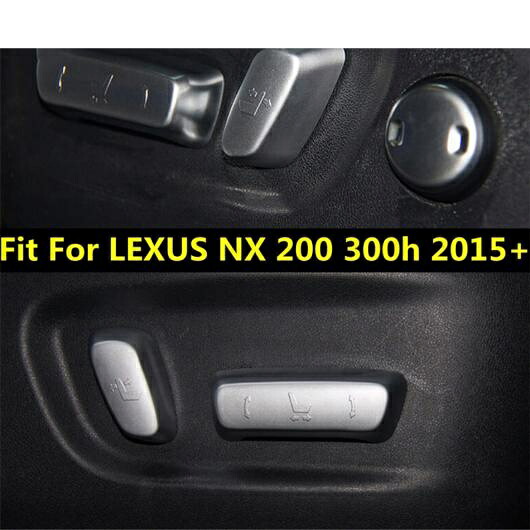 適用: レクサス NX 200 300H 2015-2020 カーシート メモリー アジャスター ボタン スイッチ カバー トリム マット インテリア アクセサリー AL-PP-0743 AL Interior parts for cars
